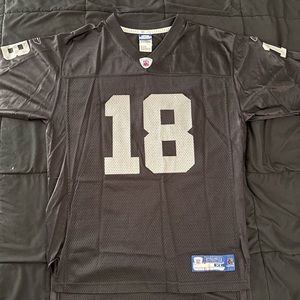 Randy Moss Oakland Raiders Jersey black and silver Youth Size XL